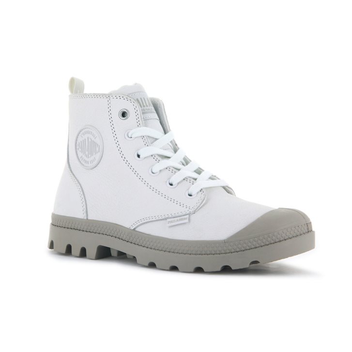 Bottes Palladium Pampa Hi Zip SL Femme Blanche | FR HWK906Y